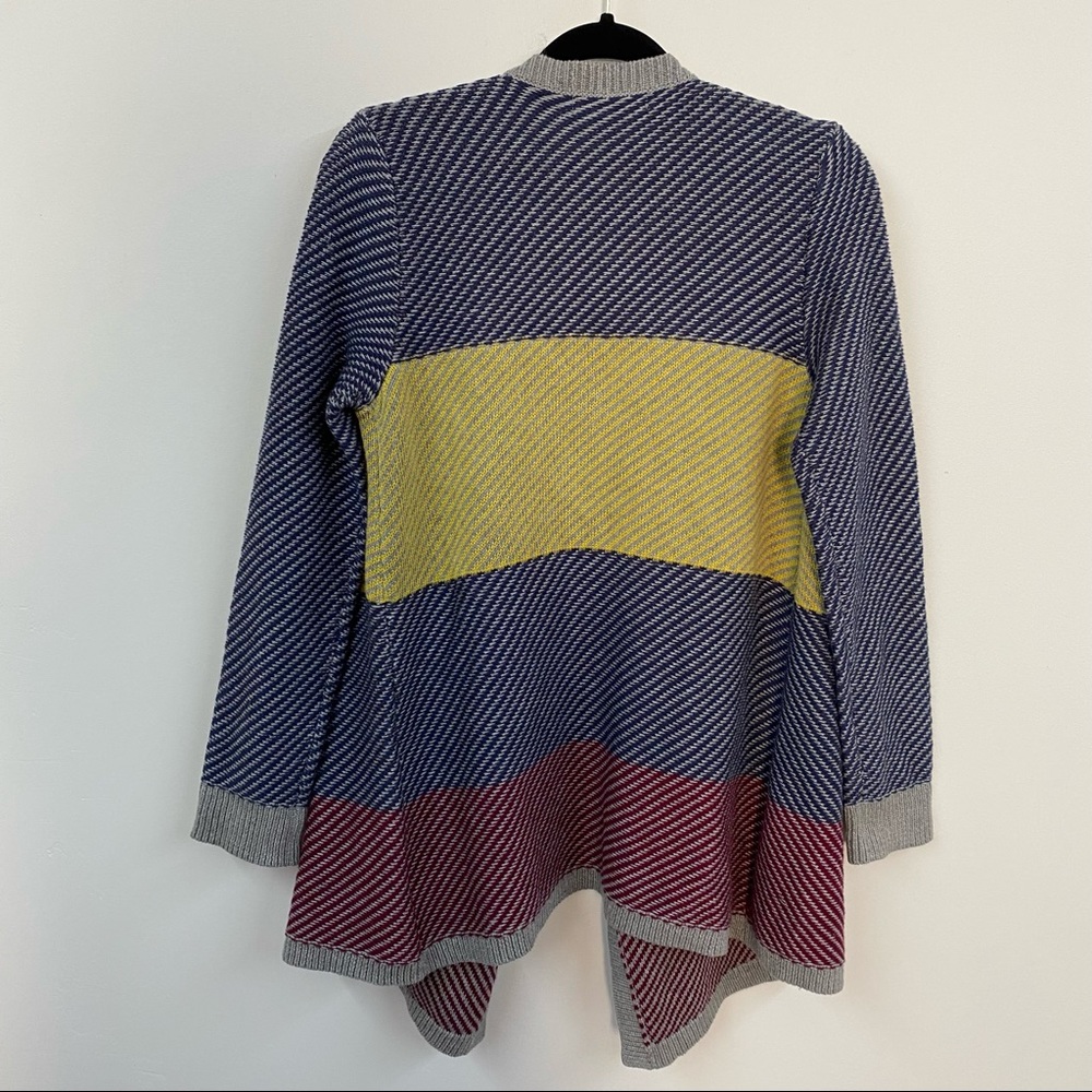 CAbi Style 467 Color Block Blanket Cardigan - Picture 9 of 11